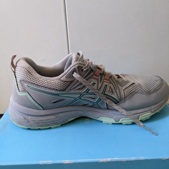 Women's ASICS GEL-Venture 8 Trail Running Shoes Grey 9.5 Wide - Picture 8 of 9